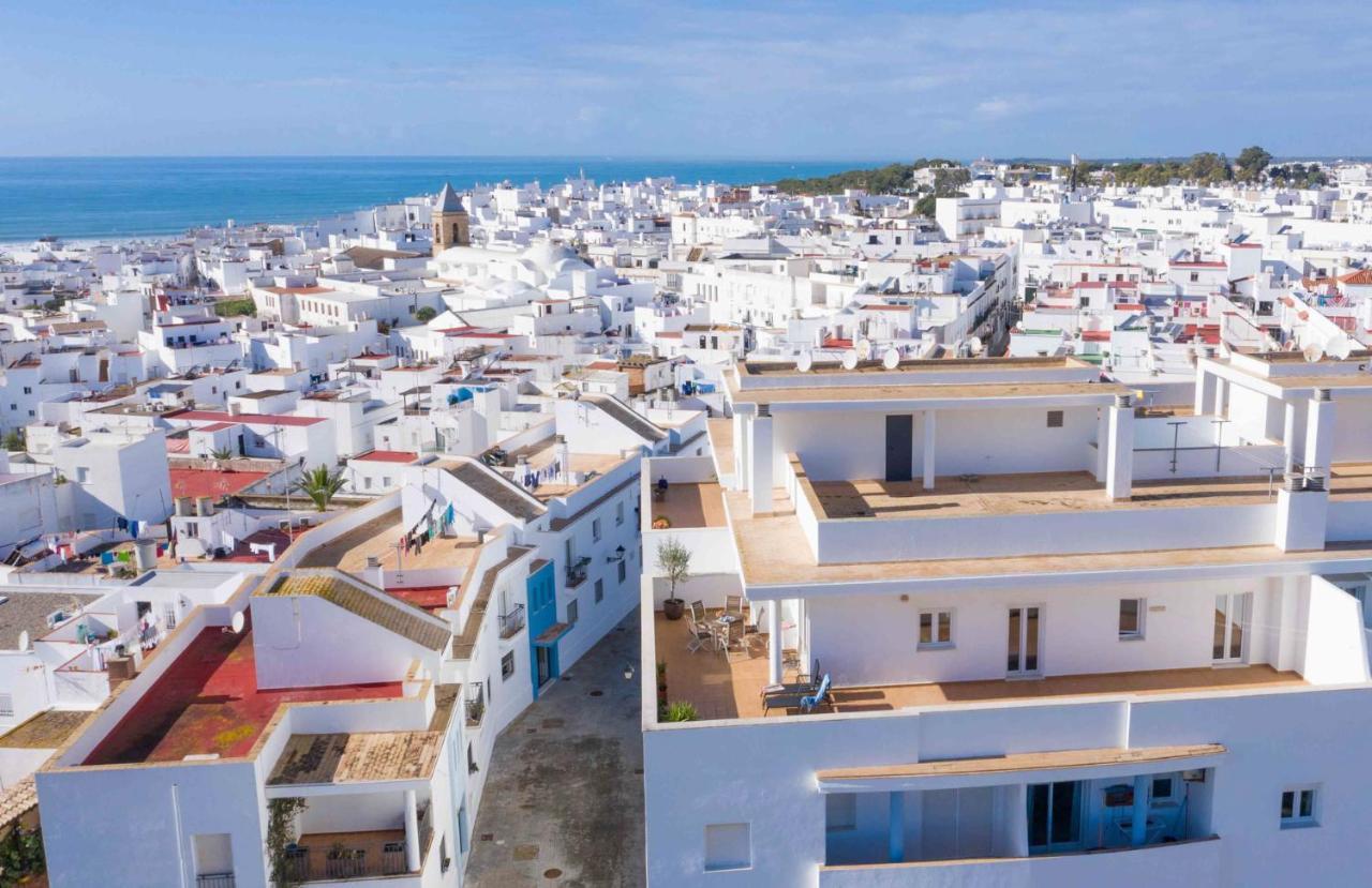 Terraza Trafalgar Apartamento Tipo Penthouse Con Enorme Terraza Y Vistas Al Mar Conil De La Frontera Εξωτερικό φωτογραφία