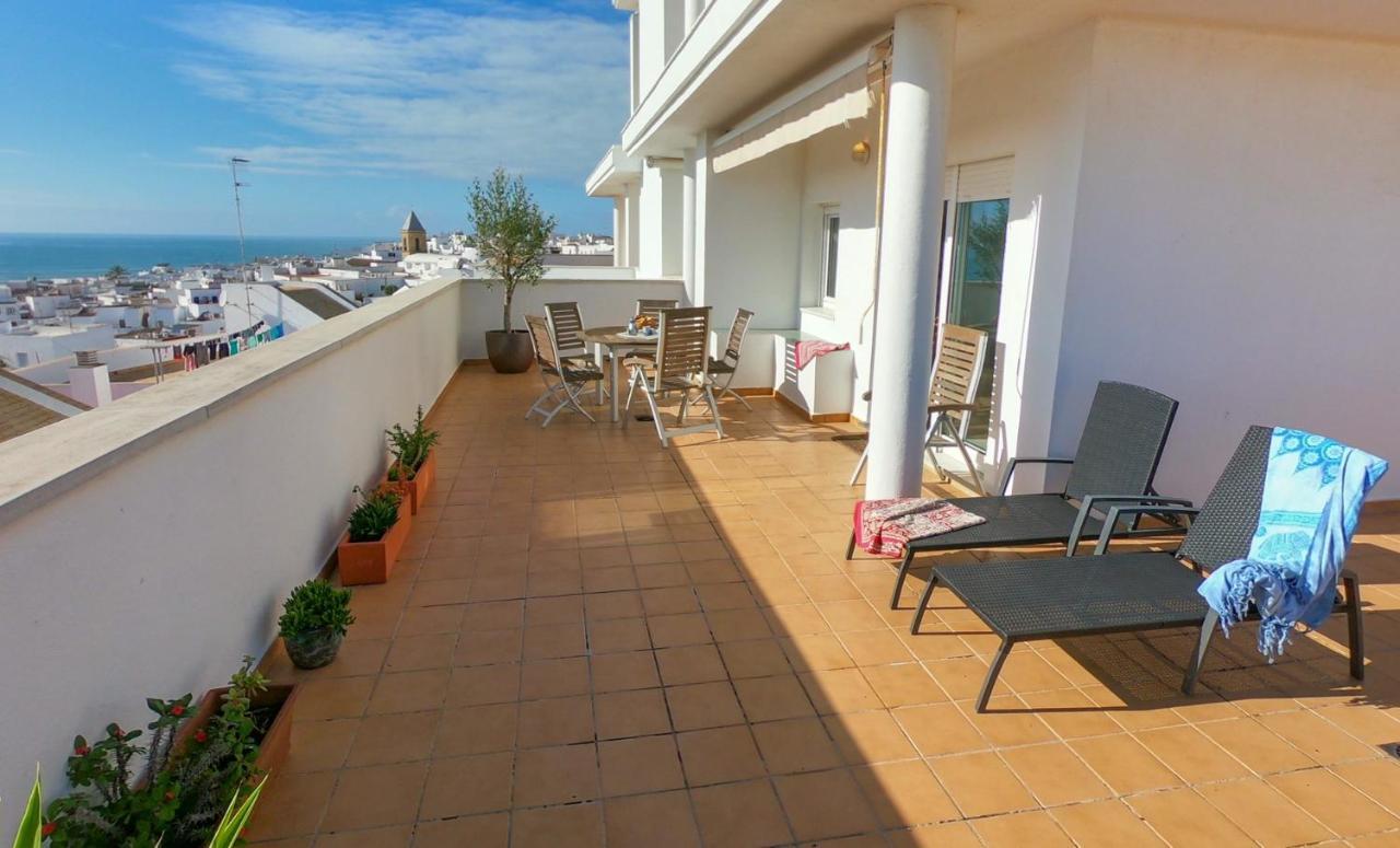 Terraza Trafalgar Apartamento Tipo Penthouse Con Enorme Terraza Y Vistas Al Mar Conil De La Frontera Εξωτερικό φωτογραφία